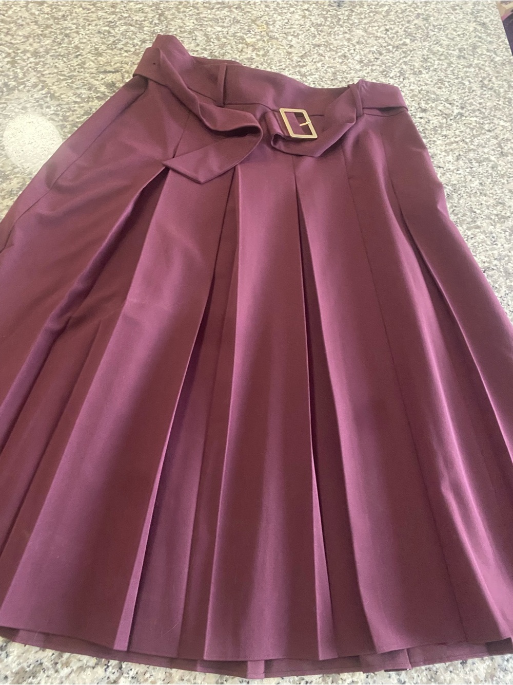 Worthington Women's skirt - Burgundy Plum
